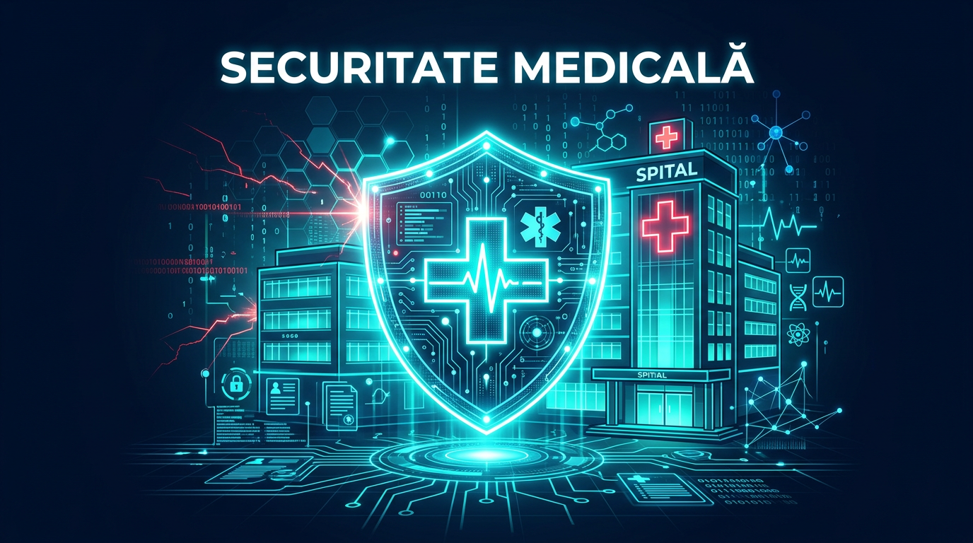 Securitate cibernetică în sectorul medical — curs online gratuit cu certificat digital, oferit de CysEdu (Prodefence S.R.L.). securitate cibernetică medical, ransomware spitale, date pacienți GDPR, dispozitive medicale conectate, IoMT, HIPAA.